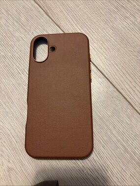 OtterBox Brown Leather-Texture Protective Phone Case